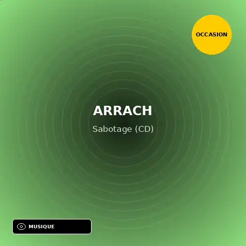Arrach - Sabotage (CD) (Support d'occasion)