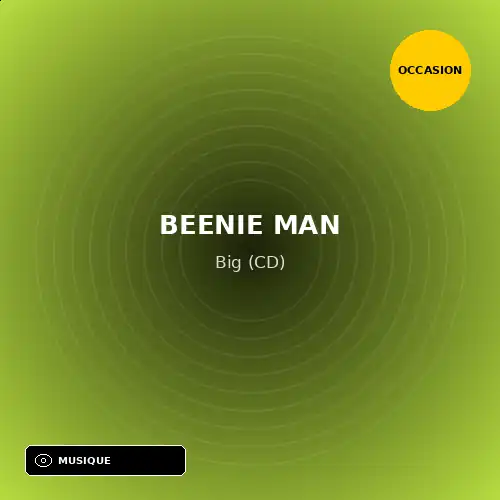 Beenie Man - Big (CD) (Support d'occasion)